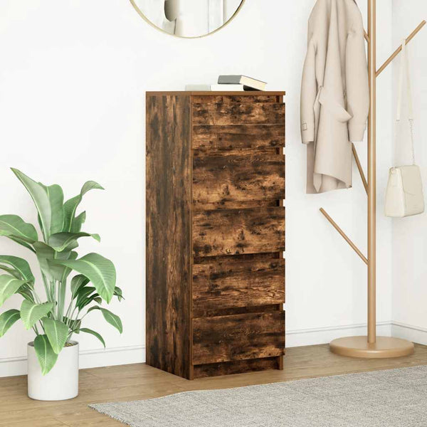 Sideboard Räuchereiche mit Schubladen 99 cm