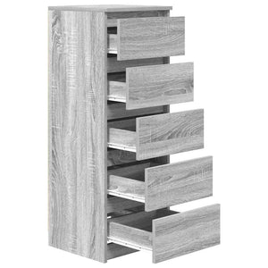 Sideboard Grau Sonoma mit Schubladen