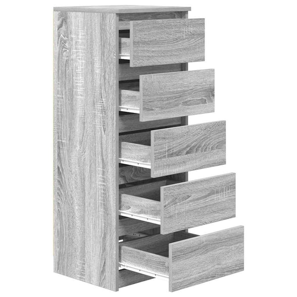 Sideboard Grau Sonoma mit Schubladen