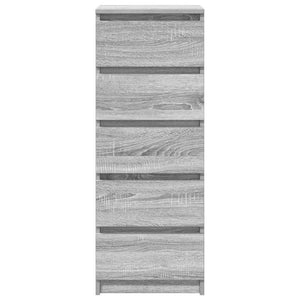 Sideboard Grau Sonoma mit Schubladen