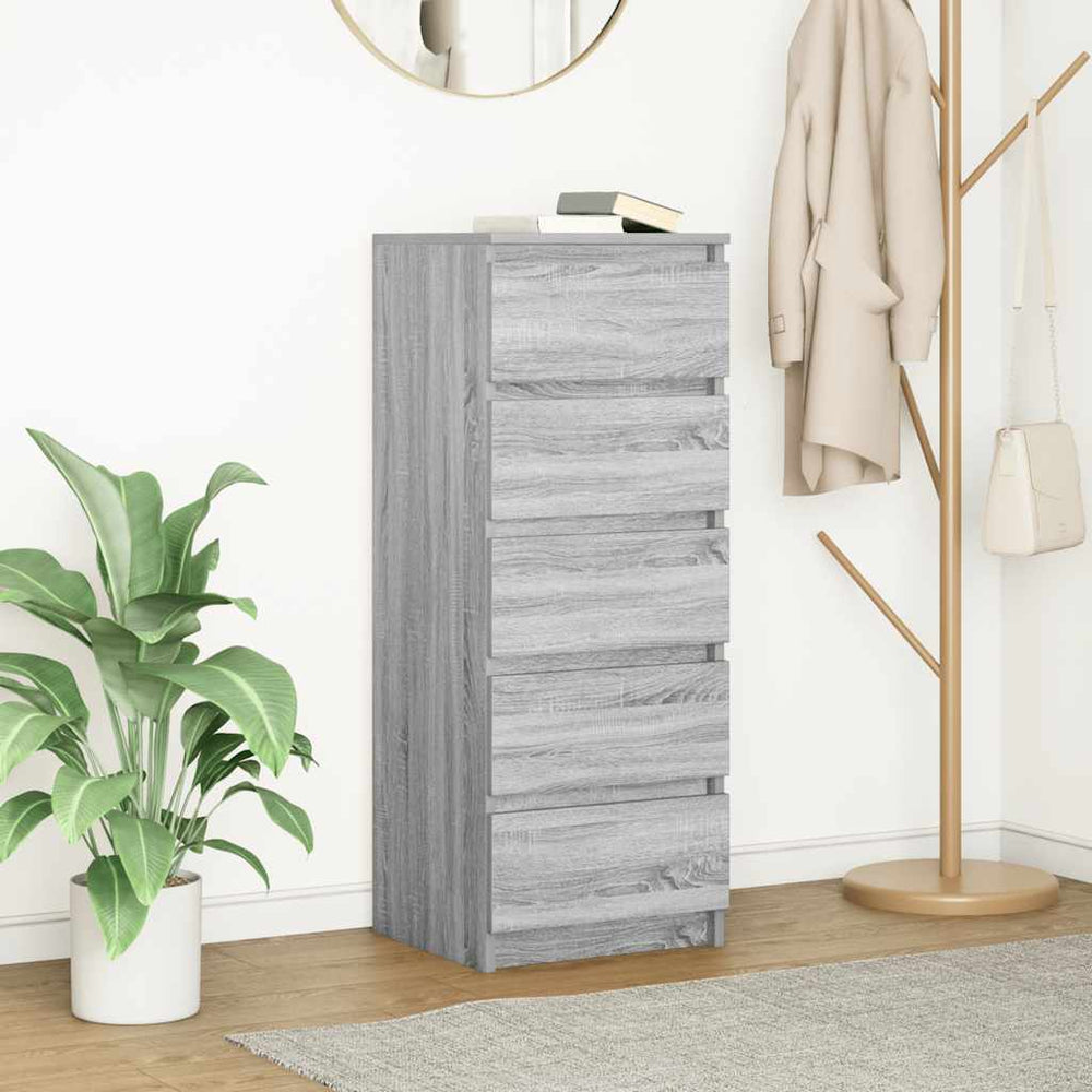 Sideboard Grau Sonoma mit Schubladen