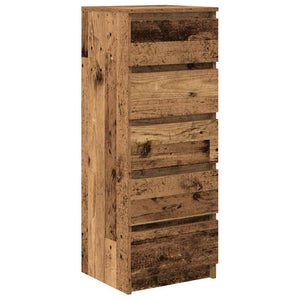 Sideboard mit Schubladen, Altholz-Optik, 99 cm