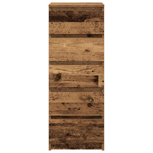 Sideboard mit Schubladen, Altholz-Optik, 99 cm