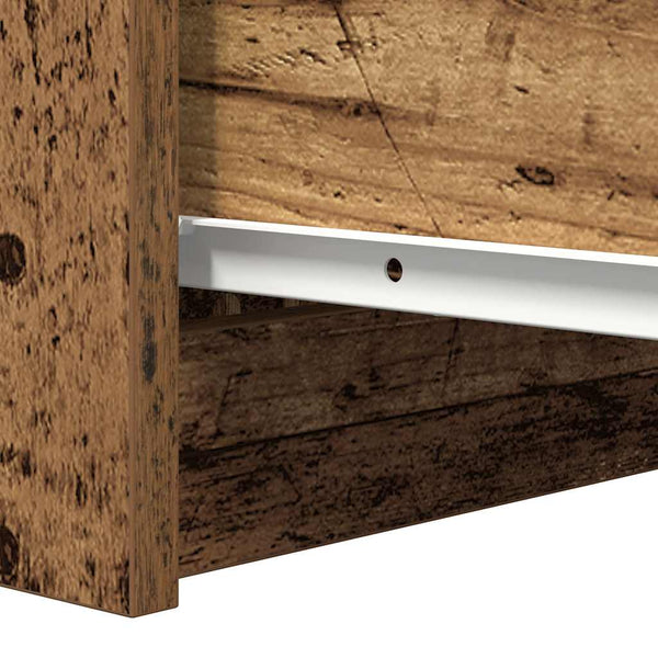 Sideboard mit Schubladen, Altholz-Optik, 99 cm