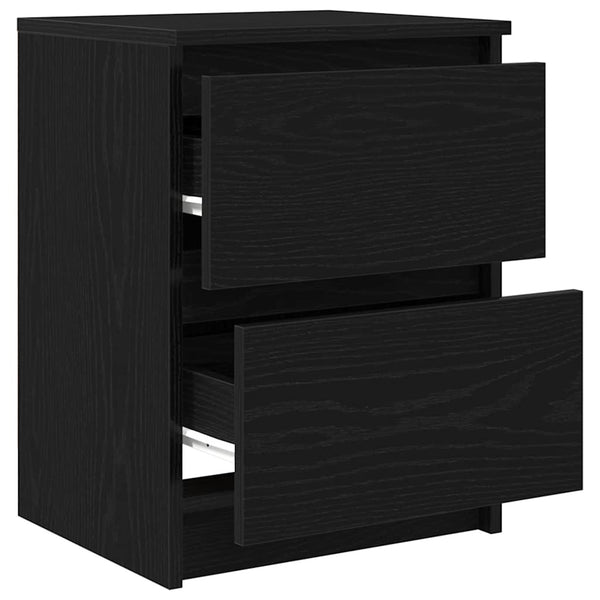 Schwarzer TV-Schrank 40x35x54 cm