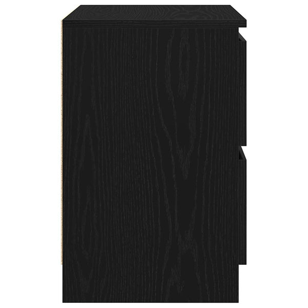 Schwarzer TV-Schrank 40x35x54 cm