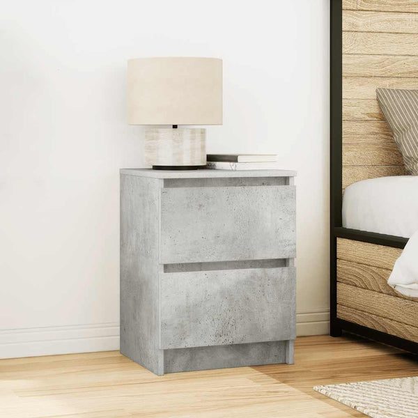 Betongrauer TV-Schrank 40x35x54 cm