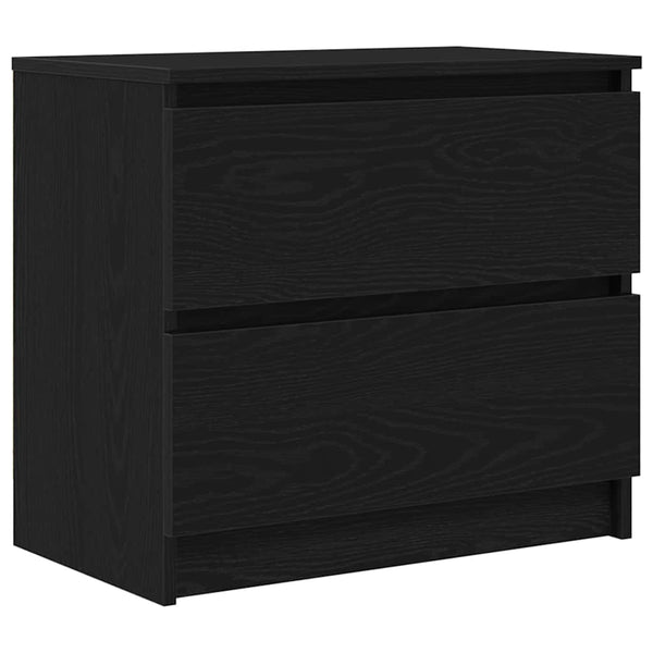 Schwarzer TV-Schrank 60x35x54 cm