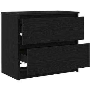 Schwarzer TV-Schrank 60x35x54 cm