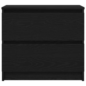 Schwarzer TV-Schrank 60x35x54 cm