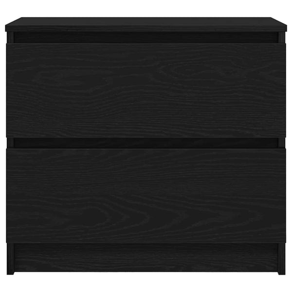 Schwarzer TV-Schrank 60x35x54 cm