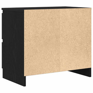 Schwarzer TV-Schrank 60x35x54 cm