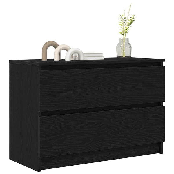Schwarzer TV-Schrank 80 cm