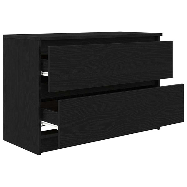 Schwarzer TV-Schrank 80 cm