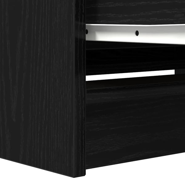 Schwarzer TV-Schrank 80 cm