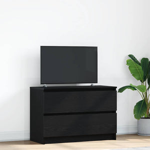 Schwarzer TV-Schrank 80 cm