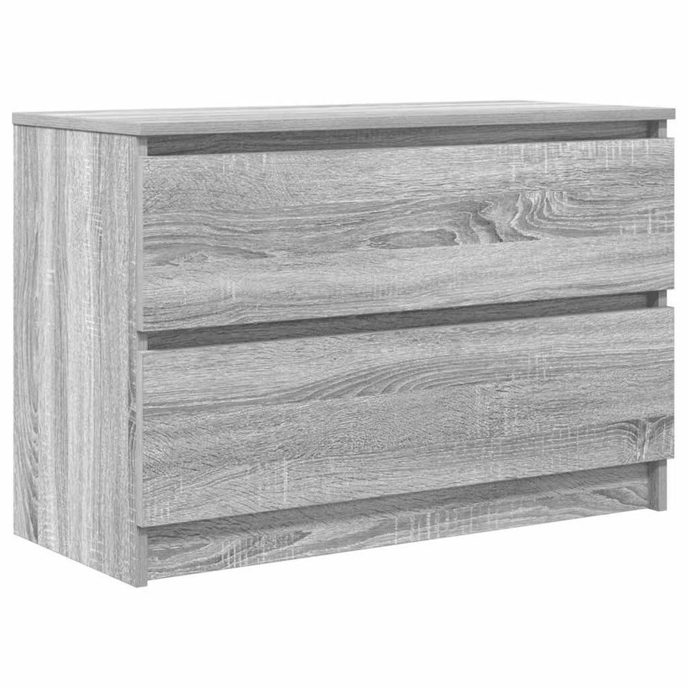 vidaXL Meuble TV gris Sonoma 80x35x54 cm aggloméré