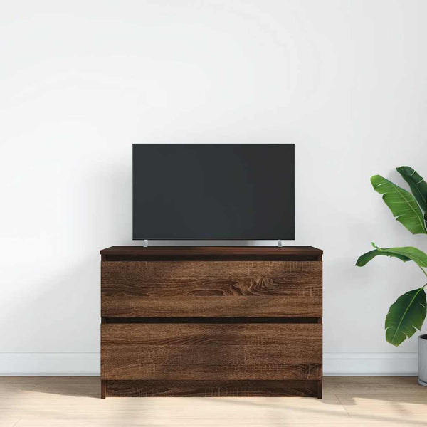TV-Schrank Braun Eichen-Optik 80 cm