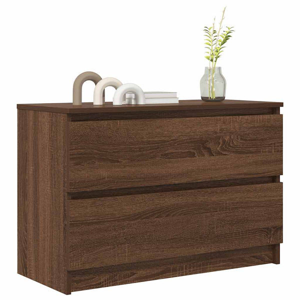 TV-Schrank Braun Eichen-Optik 80 cm
