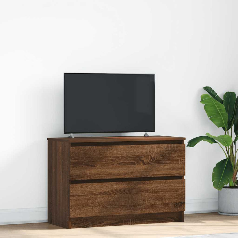 TV-Schrank Braun Eichen-Optik 80 cm