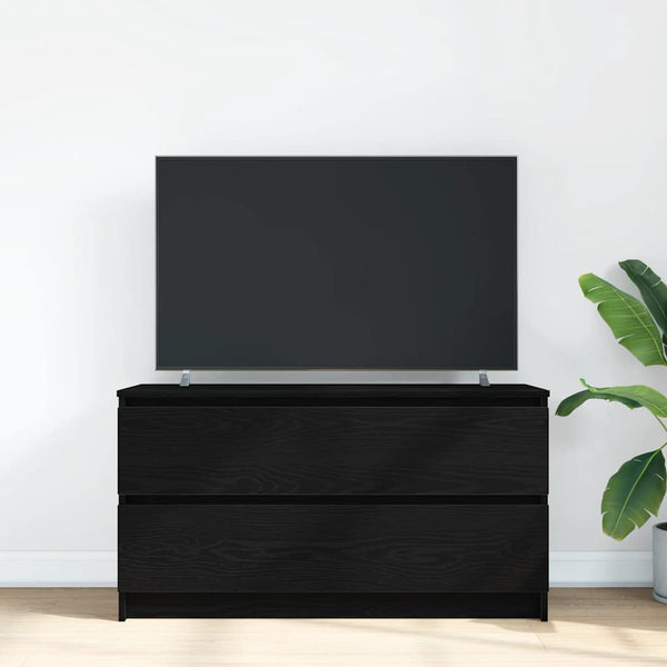Schwarzer TV-Schrank 100 cm