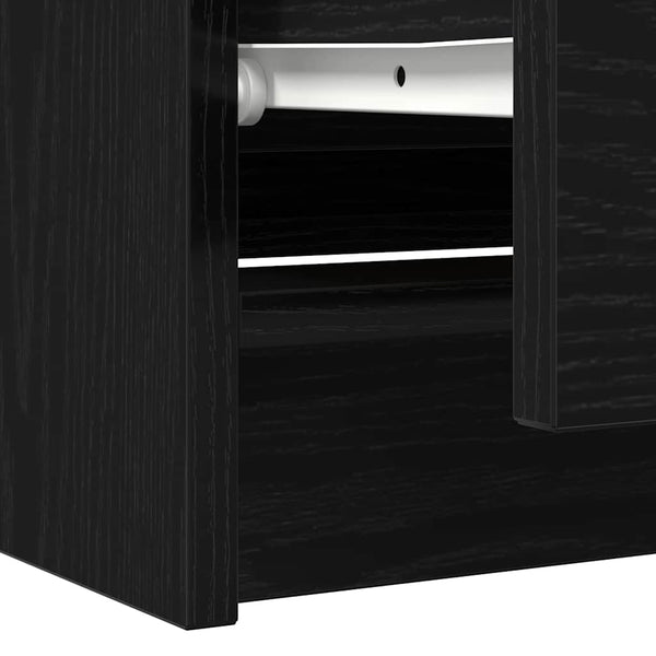 Schwarzer TV-Schrank 100 cm