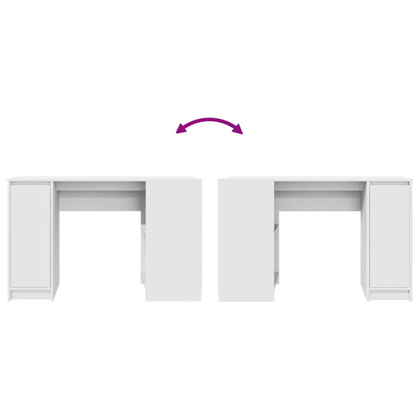 Weißer Schreibtisch 120 cm