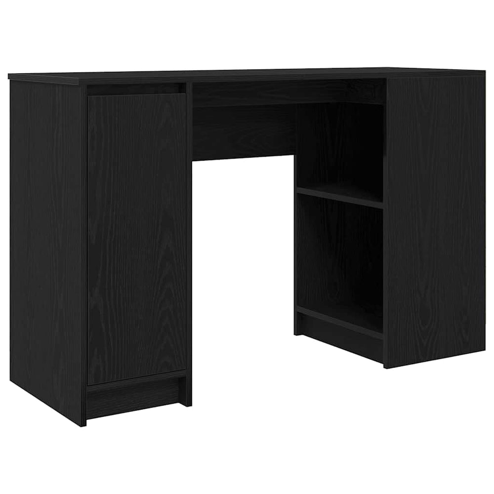 Schreibtisch Schwarz Eichen-Optik 120 cm