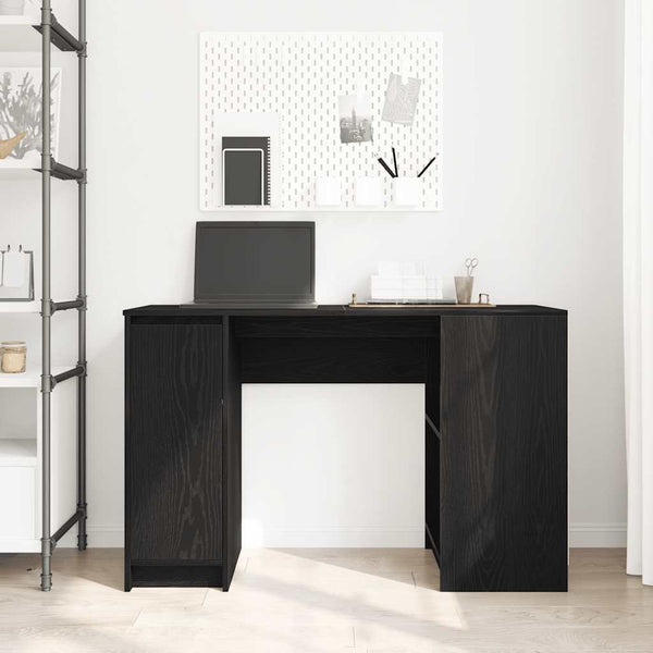Schreibtisch Schwarz Eichen-Optik 120 cm