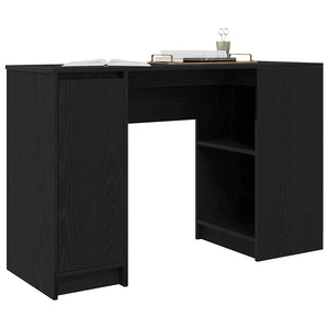 Schreibtisch Schwarz Eichen-Optik 120 cm