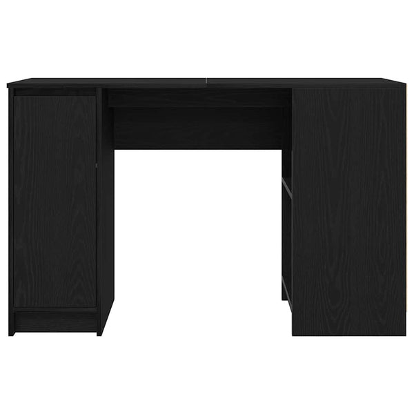 Schreibtisch Schwarz Eichen-Optik 120 cm