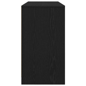 Schreibtisch Schwarz Eichen-Optik 120 cm