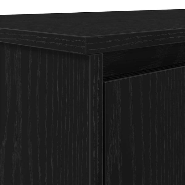 Schreibtisch Schwarz Eichen-Optik 120 cm