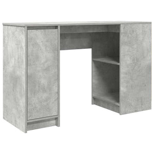 vidaXL Desk Concrete Gray 120x42x76 cm Engineered Wood