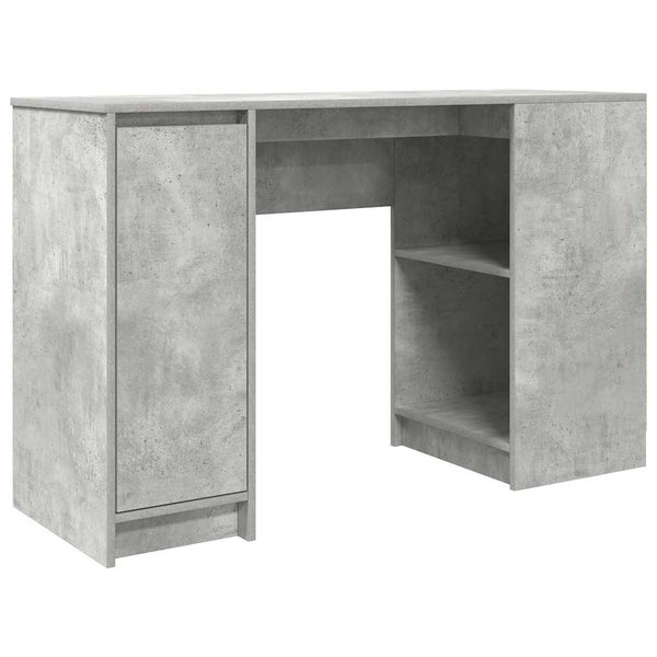 vidaXL Desk Concrete Gray 120x42x76 cm Engineered Wood