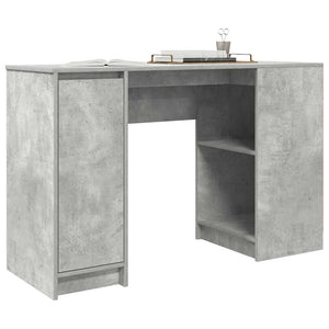 vidaXL Desk Concrete Gray 120x42x76 cm Engineered Wood