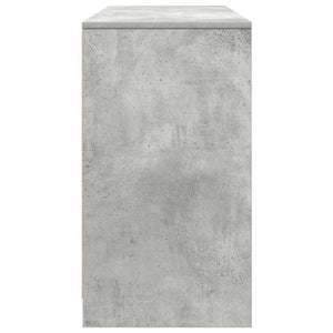 vidaXL Desk Concrete Gray 120x42x76 cm Engineered Wood
