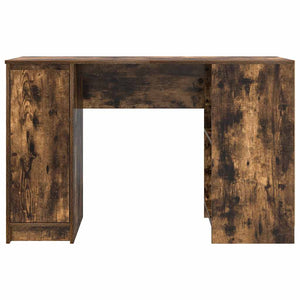 vidaXL Bureau chêne fumé 120x42x76 cm Bois d'ingénierie