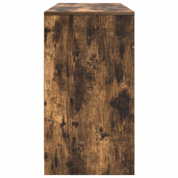 vidaXL Bureau chêne fumé 120x42x76 cm Bois d'ingénierie