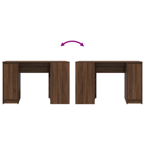 Schreibtisch Braun Eichen-Optik 120 cm