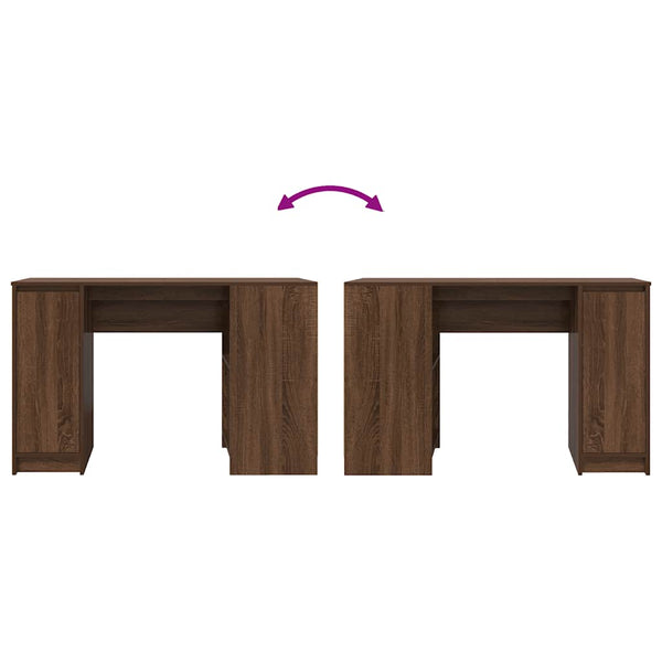 Schreibtisch Braun Eichen-Optik 120 cm