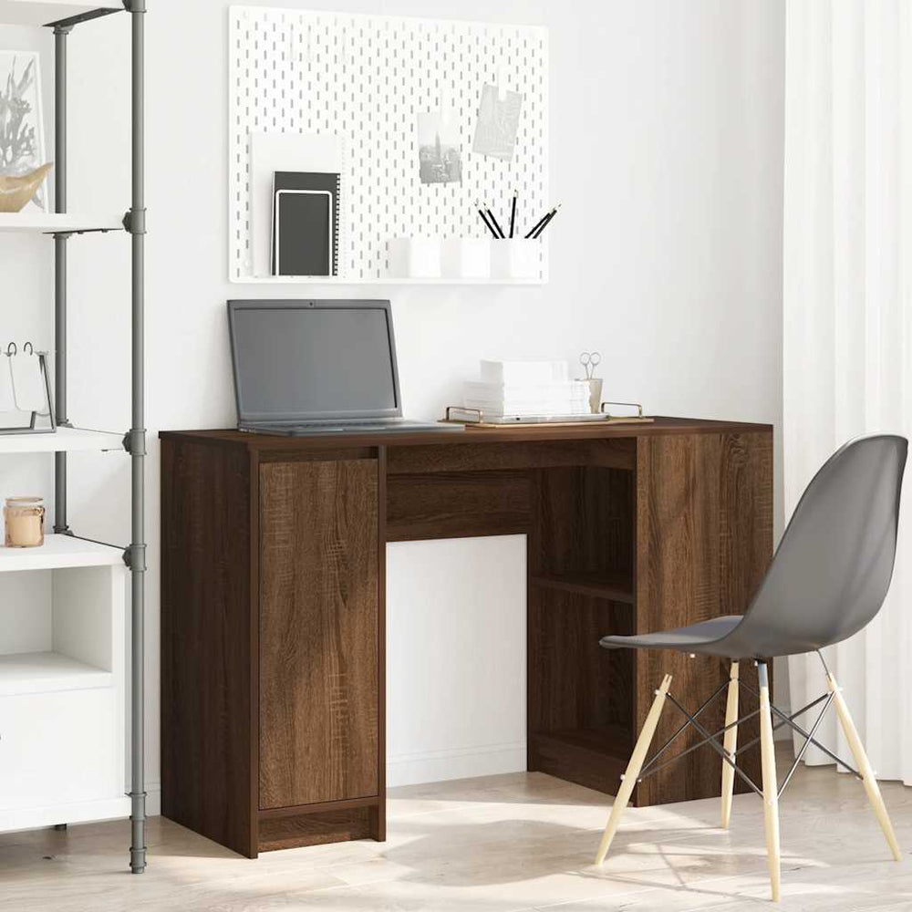 Schreibtisch Braun Eichen-Optik 120 cm