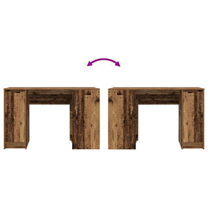 Schreibtisch Altholz-Optik 120 cm