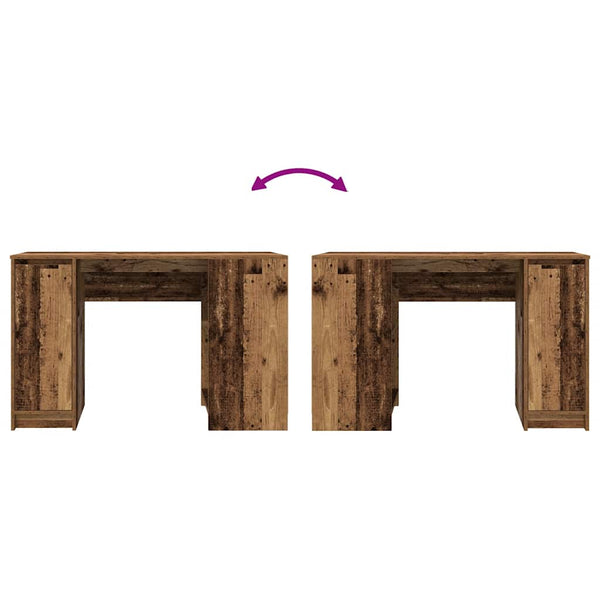 Schreibtisch Altholz-Optik 120 cm