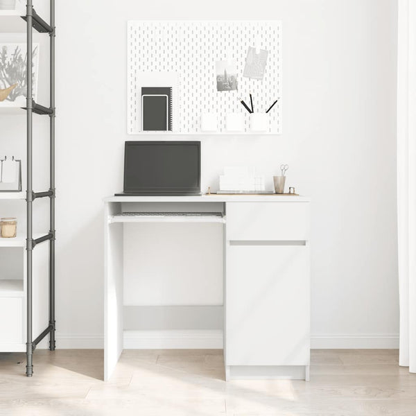 Weißer Schreibtisch 86 cm