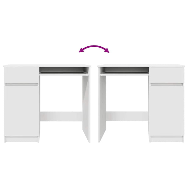 Weißer Schreibtisch 86 cm