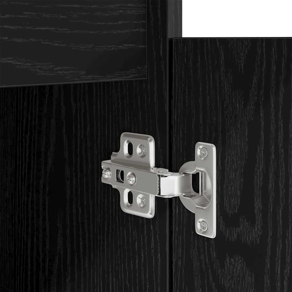 Schreibtisch Schwarz Eichenoptik 86 cm