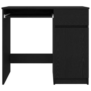 Schreibtisch Schwarz Eichenoptik 86 cm