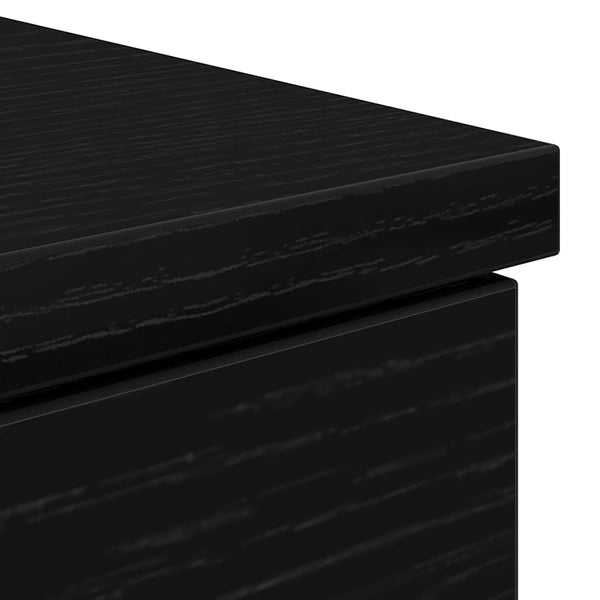 Schreibtisch Schwarz Eichenoptik 86 cm