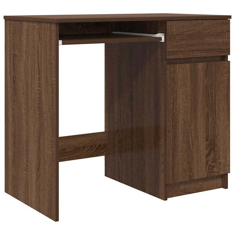 Schreibtisch Braun Eichen-Optik 86 cm
